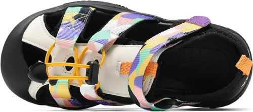 Miniatura 10 de JMFCHI Sandalias deportivas de verano para niños y niñas, sandalias de punta cerrada para exteriores, zapatos atléticos para agua, sandalias