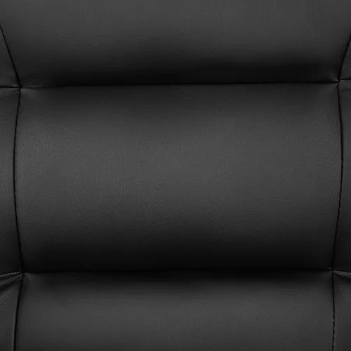 Miniatura 11 de Flash Furniture Darwin Flash Fundamentals LeatherSoft - Silla de recepción ejecutiva, moderna silla copetuda para sala de estar u oficina