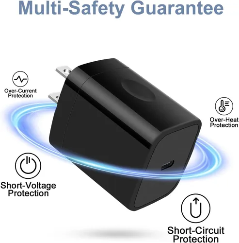 Miniatura 3 de Bloque de Carga Rápida Tipo C para Moto G Power 2025, G Stylus 2024, G Pure, G Play, X50 Ultra, para Motorola Edge 50 Pro, Edge+, Razr 50/40 Ultra