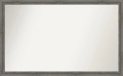 Miniatura 305 de Amanti Art Espejo personalizado, espejo de baño gris plomo a rayas, espejo de pared o espejo de tocador de baño sobre el fregadero