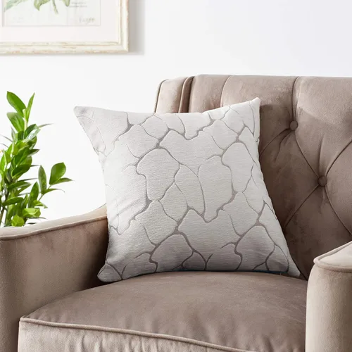 Miniatura 6 de Violet Linen Milano Arts - Almohadas decorativas con diseño artístico, 18 x 18 pulgadas, color plateado Plata