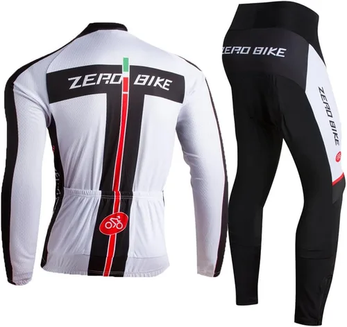 Miniatura 2 de Men's Soft Long Sleeve Breathable Bicycle Cycling Jersey Polyester Clothing Outdoor Sports Fall Autumn