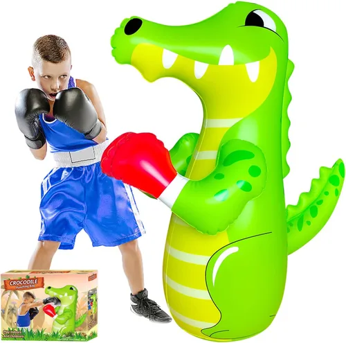 Miniatura 9 de 48 in Punching Bag for Kids, Free Standing Inflatable Dummy, Inflatable Punching Bag, De-Stress Boxing Bag for Kid