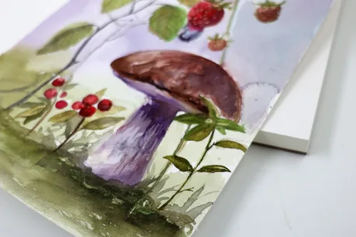Miniatura 6 de Viburnum Art Bloc de papel de acuarela de algodón, 160 libras/12.35 oz/m², prensa en frío, bloque de acuarela, papel de artista para adultos