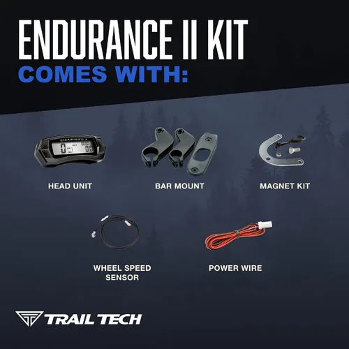 Miniatura 4 de Trail Tech Kit de velocímetro digital Endurance II 202-118