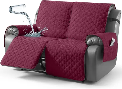 Miniatura 35 de TAOCOCO - Funda antideslizante para silla reclinable, funda para sofá, funda para silla reclinable pequeña con correas elásticas, protector