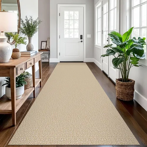 Miniatura 70 de EARTHALL Alfombra pequeña de 2 x 3 pies, lavable para entrada, antideslizante, trenzada, alfombra para puerta interior y exterior, alfombra tejida