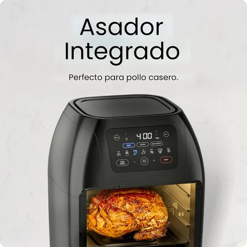 Miniatura 6 de CHEFMAN Freidora de aire digital multifuncional+ asador, deshidratador, horno de convección, 17 ajustes preestablecidos de pantalla táctil