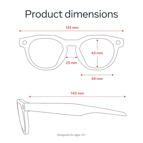 Miniatura 7 de Meta Oakley HSTN, Black Gafas inteligentes AI para hombres, mujeres — Cámara, audio, grabación de video — Lentes transparentes