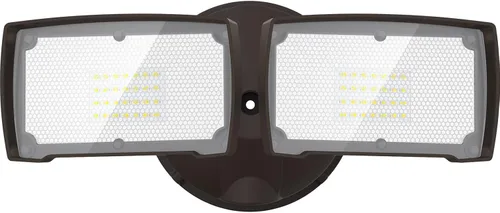 Miniatura 8 de Lepower Reflector LED de 3,000 lm para exteriores, de seguridad, controlada por interruptor, de 28 vatios con 2 cabezales ajustables, 5,500 K, Negro