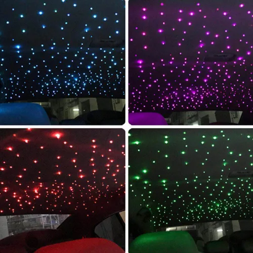 Miniatura 6 de Twinkle Starlight Headliner Light,32W 1000pcs 13.1ft LED Star - Kit de luz de fibra óptica para techo con aplicación/control remoto
