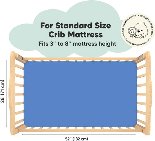 Miniatura 2 de KeaBabies Paquete de 2 sábanas orgánicas para cuna para niños, niñas y niños pequeños para almohada de 13 x 18 pulgadas, sábana bajera ajustable