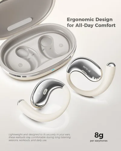 Miniatura 3 de Micool Auriculares deportivos de oreja abierta Bluetooth 6.0, auriculares inalámbricos con clip con tiempo de reproducción de 36 horas para correr
