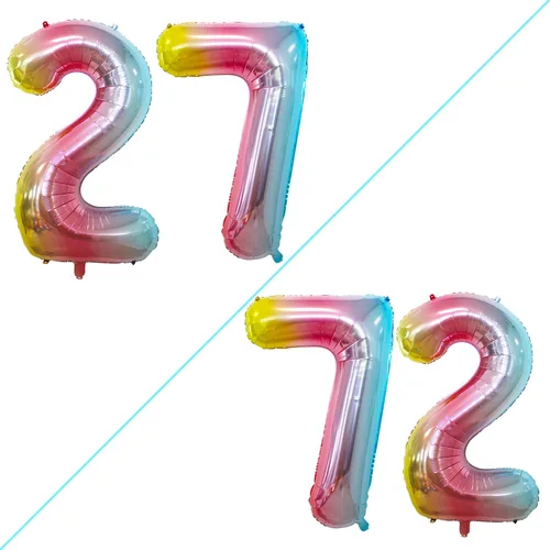 Miniatura 109 de Goer, conjunto de globos de papel aluminio para decoraciones de cumpleaños, globos de las letras de feliz cumpleaños y de números Oro