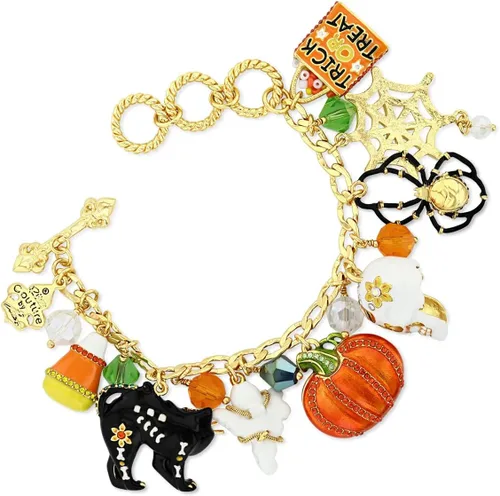 Miniatura 2 de Ritzy Couture - Pulsera esmaltada para mujer, diseño de Halloween