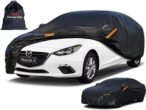 Miniatura 85 de Kayme - Cubierta completa impermeable de 7 capas para Honda Civic Sedán/Coupé (1991-2024), apta para todo clima, protección p/exteriores contra