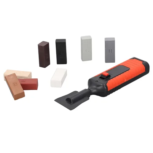 Miniatura 7 de Kit de reparación de azulejos, bolígrafo térmico y bloque de cera, herramienta de reparación de grietas y grietas de porcelana de piedra