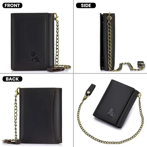 Miniatura 2 de BAIGIO Cartera Mem, Marrón oscuro, Casual