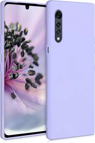 Miniatura 10 de kwmobile Funda compatible con LG Velvet Case - Funda protectora de silicona TPU suave y delgada - Negro mate