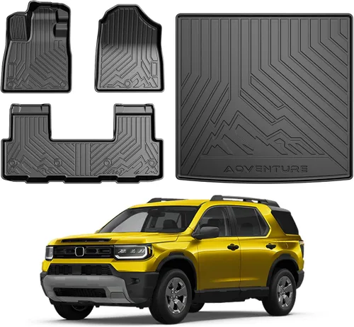 Miniatura 28 de KUST Alfombrillas y tapete de carga para maletero para Toyota RAV4 2019-2025, forro de carga para maletero trasero para todo tipo de clima
