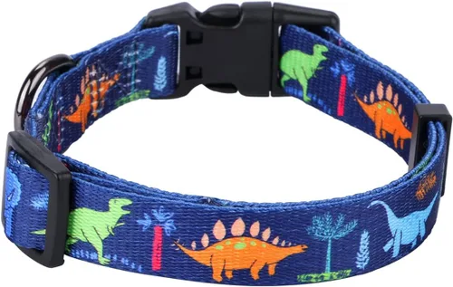 Miniatura 20 de Collar de perro con estampado de vaca, patrón animal para perros, blanco y negro, pequeño B_Estampado De Vaca