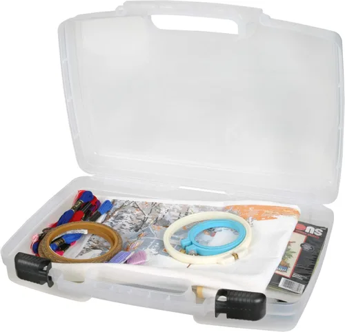 Miniatura 7 de ArtBin 6972AB - Estuche para transporte de pinturas de 10 pulgadas (25,4 cm) con vista rápida, organizador portátil para arte y manualidades