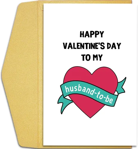 Miniatura 12 de Qiliji Tarjeta del día de San Valentín para marido, novio, esposa, novia, bonita tarjeta de amor de poema para él y ella, tarjeta de aniversario