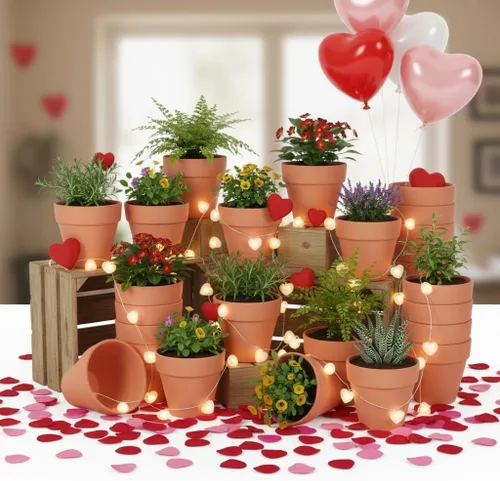 Miniatura 3 de YESIACE Juego de 24 macetas de terracota de 4 pulgadas, maceta de terracota con agujeros de drenaje, perfecta para plantar, pintar, bodas y fiestas