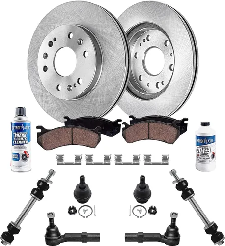 Miniatura 107 de Detroit Axle - Rotores de freno para Ford Mustang 2015 2016 2017 2018 2019 2020 2021 2022 2023 Rotores de freno de disco 2016 2017 2018 2019