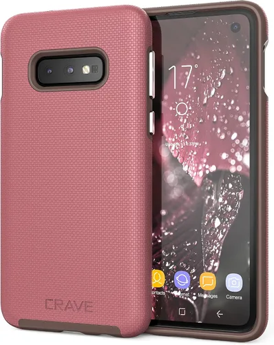 Crave Dual Guard para Samsung Galaxy S10e Funda, Funda de Doble Capa con Protección a Prueba de Golpes para Samsung Galaxy S10e - Berry