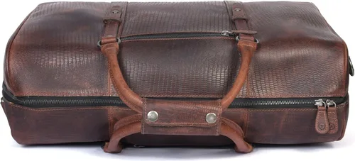 Miniatura 6 de Bolsa de viaje de cuero Bolsa deportiva para gimnasio, bolsa de mano para equipaje de avión, regalo para el día del padre por Aaron Leather Goods