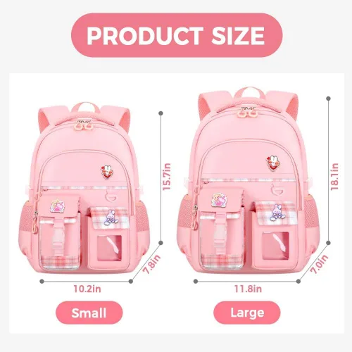Miniatura 2 de Linda mochila kawaii para adolescentes y niñas, mochila kawaii para estudiantes de escuela primaria, escuela secundaria, mochila de viaje estética