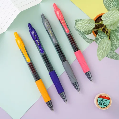 Miniatura 7 de PILOT, G2 Premium - Bolígrafos de gel de punta fina de 0.028 in, azul iris, paquete de 144