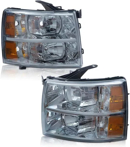 Miniatura 24 de G-PLUS Conjunto de faros, compatible con Chevy Silverado 2007 2008 2009 2010 2011 2012 2013 2014 Chevy Silverado parachoques faro, lente