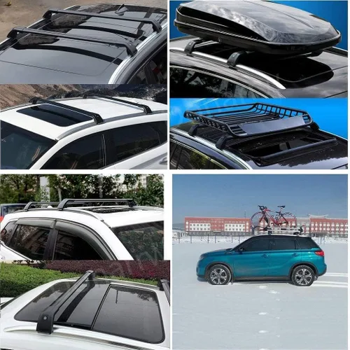 Miniatura 3 de Portaequipajes para techo Infiniti QX55 2022 2023 2024 Barras transversales portaequipajes con cerradura