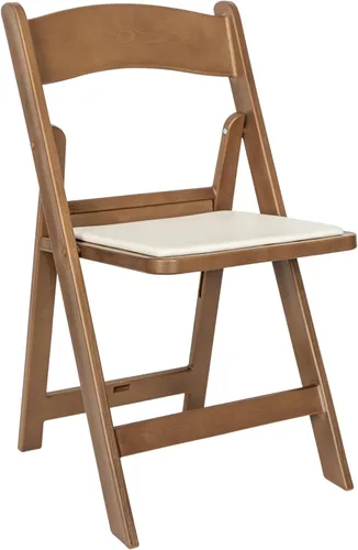 Miniatura 21 de Flash Furniture Hercules Tucker - Silla plegable de resina negra comercial, ligera, asiento extraíble acolchado de vinilo, para uso en interiores
