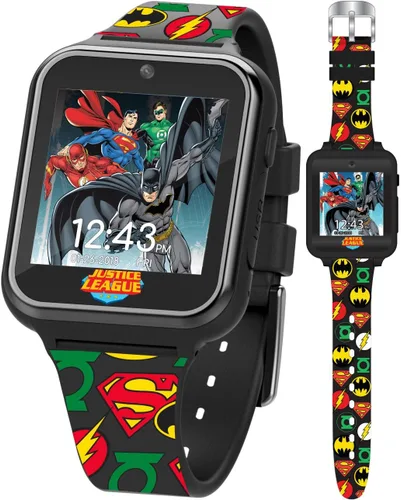 Miniatura 10 de Batman - Reloj inteligente para niños, pantalla táctil con cámara grabadora de voz, cronómetro, alarma, temporizador, calculadora de rastreador