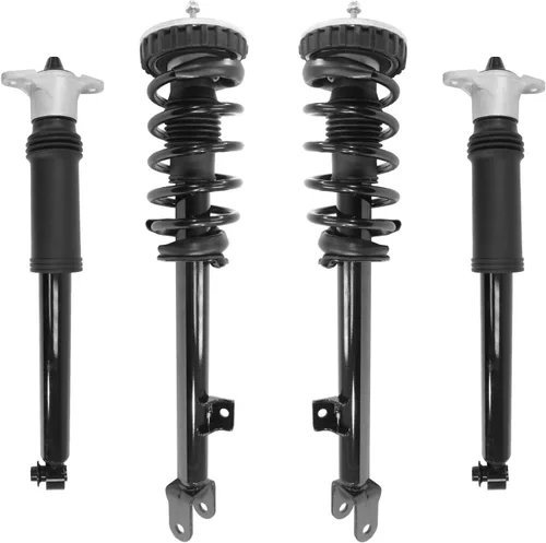 COMPLETESTRUTS - Conjunto completo de puntales delanteros con resortes helicoidales y amortiguadores traseros de repuesto para Hyundai Genesis Sedan