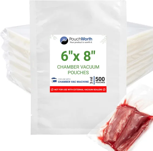 Miniatura 11 de 500 bolsas transparentes de 10 x 13 pulgadas, bolsas para máquina de cámara de 3 mil, bolsas de sellado al vacío de cámara precortadas, bolsa