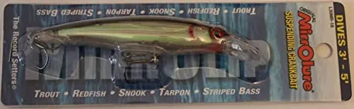 Miniatura 40 de MirrOLure Mirrodine Gancho de pesca plateado extraafilado de acero inoxidable de 1 pieza