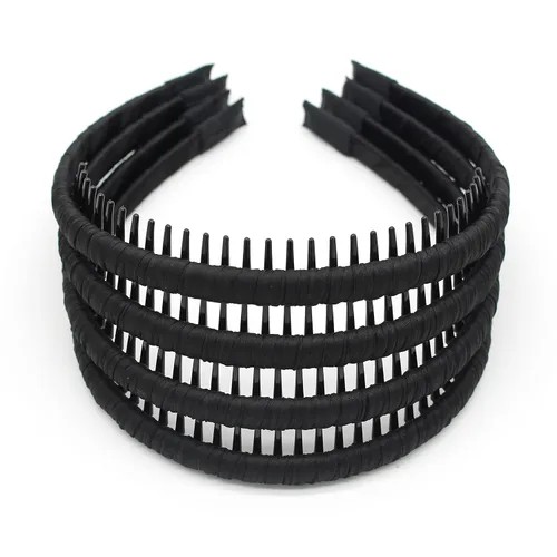 Miniatura 24 de JOBAND Diadema de Aro con Púas Multicolor, Diadema con Peine, Accesorios para el Cabello Suave y Cómodo, Antideslizante para Mujeres/Niñas