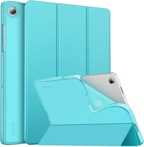 Miniatura 18 de MoKo Funda compatible con Samsung Galaxy Tab A7 Lite de 8.7 pulgadas 2021 (SM-T225/T220/T227), funda inteligente delgada y ligera con triple soporte