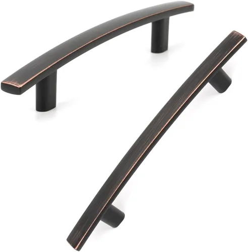 Miniatura 21 de KOOFIZO Paquete de 20 tiradores de bronce aceitado de 3 pulgadas para gabinetes de cocina, manijas de bronce frotado para gabinetes de cocina