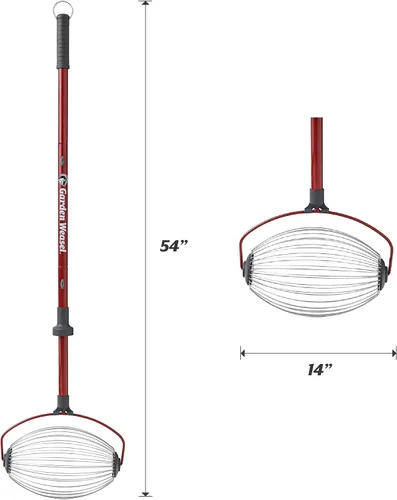 Miniatura 2 de GARDEN WEASEL Rodillo recolector de tuercas grande – Herramienta colectora de tuercas para nueces, pelotas de tenis y más – Recogedor de patio