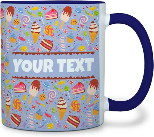 Miniatura 29 de Taza personalizada para niños – Mariposas – Nombre/texto personalizado, chocolate caliente de cerámica, cacao/taza de café para niñas, regalo