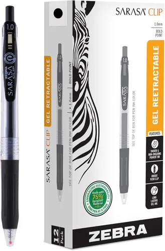 Miniatura 4 de Zebra Sarasa - Bolígrafos retráctiles de tinta de gel Surtido brillante