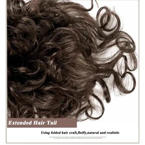 Miniatura 6 de Tupé corto de cabello humano para mujer, con cierre rizado, peluca de cabello natural, con clip, tejido natural, reemplazo de peluca, para línea