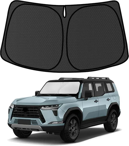 Miniatura 64 de Civic - Parasol para parabrisas Honda Civic 2022-2024 2025 (no para Honda 2022 Sport), visera frontal gruesa plegable 1:1, mantiene tu automóvil más