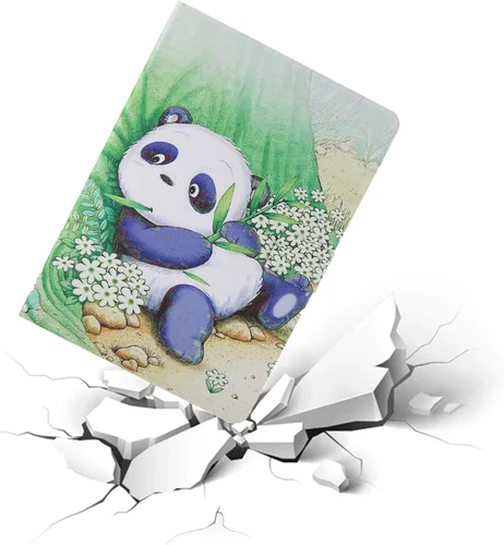 Miniatura 6 de LCHDA Funda para Samsung Galaxy Tab A8 10.5 2021 (SM-X200 / SM-X205), soporte delgado con tapa para folio, cubierta pintada inteligente, piel