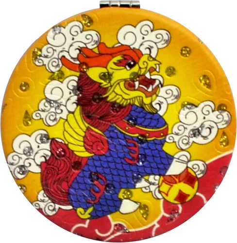 Miniatura 10 de Espejo lateral doble Feng Shui Lucky Mirror Dragones dobles